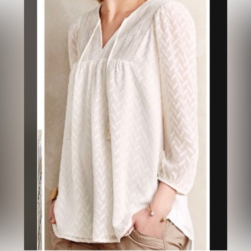 One September Attylie Textured Tassel Tunic